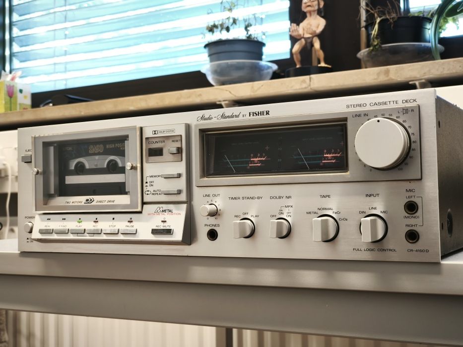 Касетна дека Fisher CR-4150 ! Direct Drive ! Відмінний стан ! Японія!