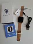 Smartwatch U.S. Polo Assn złoty na bransolecie