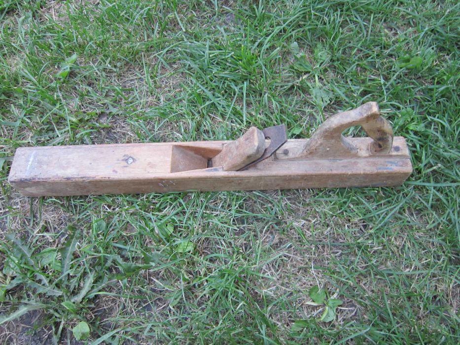 Старий деревяний рубанок 65 см