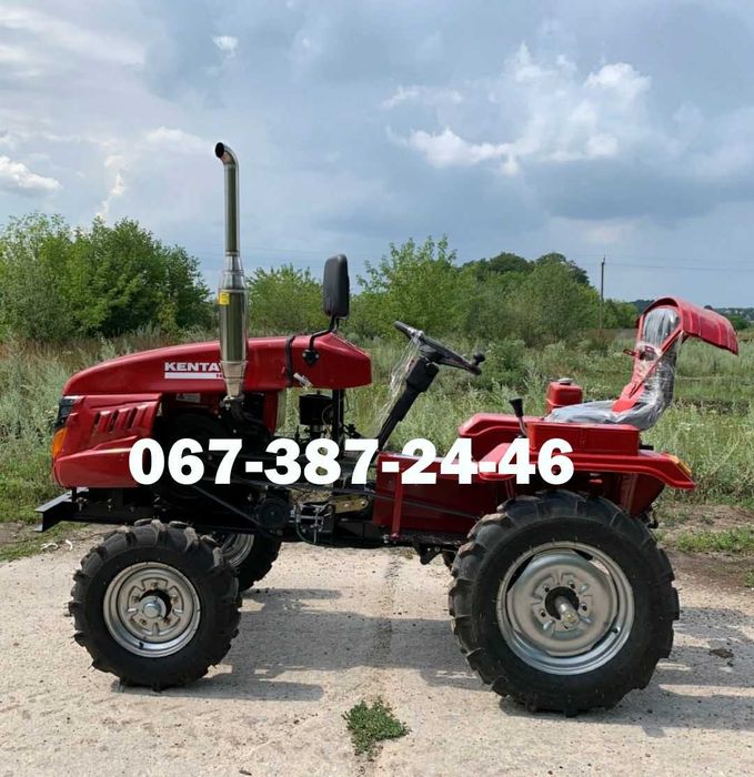 Мототрактор Кентавр 160 B з фрезою і плугом Дводиск зчепл КРЕДИТУЄМО