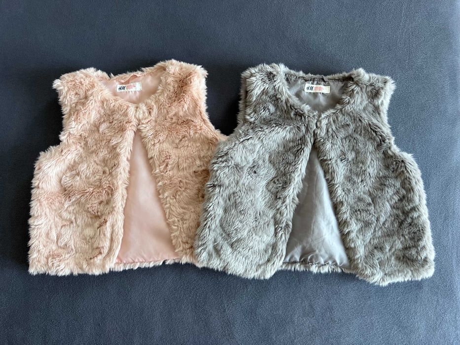 Dla bliźniaczek Futerka H&M, rozm. 134