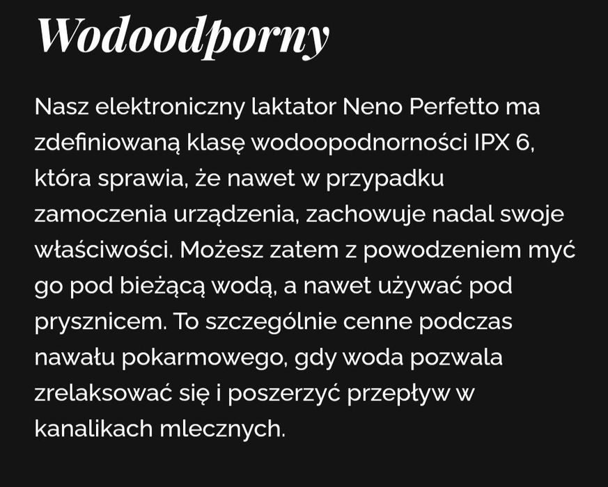 Laktator trójfazowy neno perfetto