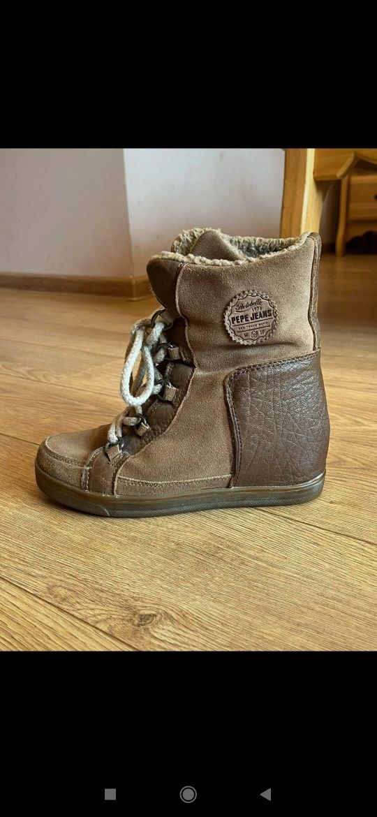 Buty na zimę Pepe jeans