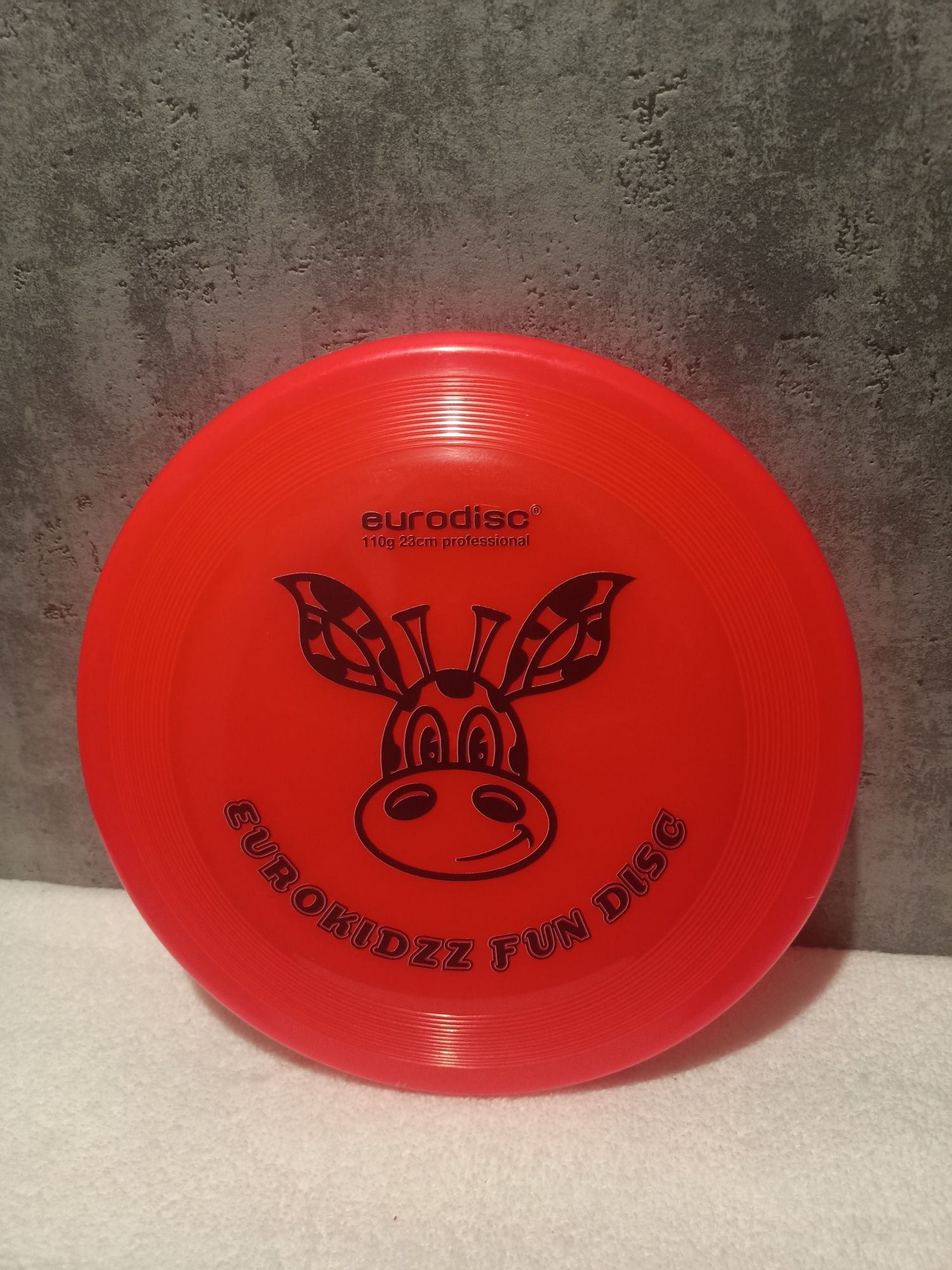Eurodisc Frisbee Kidzz Żyrafa Pomarańczowe 110g krążek dysk 23cm