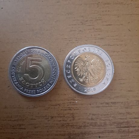 Moneta 5 zł 2018 r.