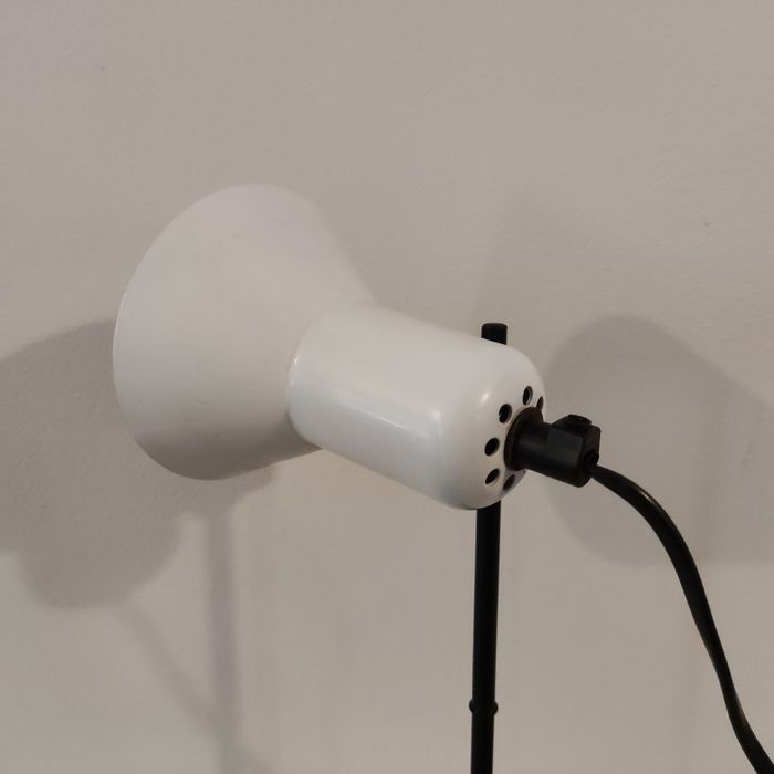 Pequeno candeeiro branco "Veneta Lumi" - Vintage Space Age 70´s