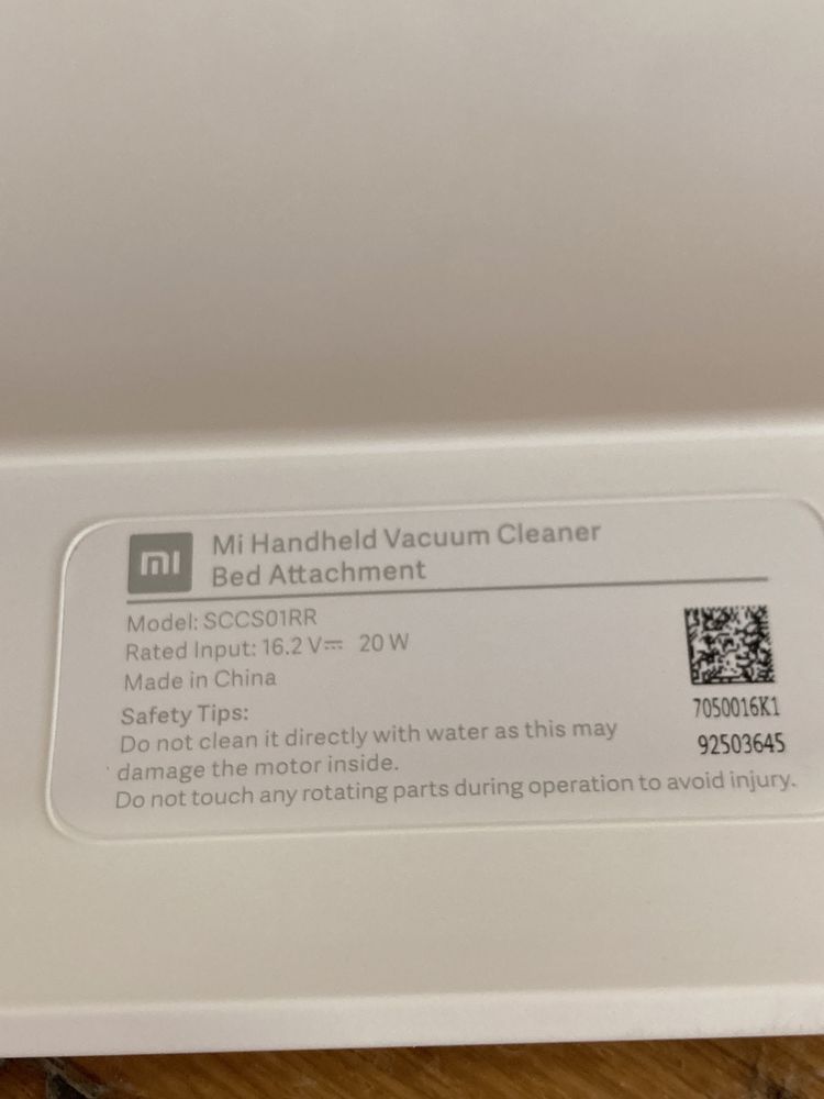 Acessório Aspirador MI Handheld Vacuum Cleaner SCCS01RR Xiaomi - Novo