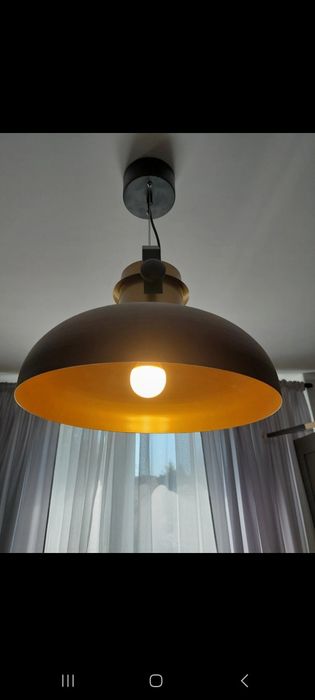 Lampa czarna loft
