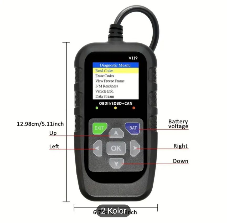 Skaner OBD II skaner diagnostyczny obd2