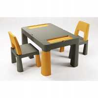 Zestaw MULTIFUN TEGGI stolik + 2 krzesełka blat do klocków zestaw TEGA