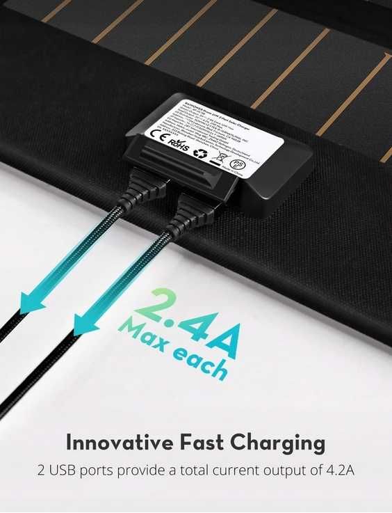 ładowarka słoneczna solarna RavPower Prime 21W 2xUSB Nowa