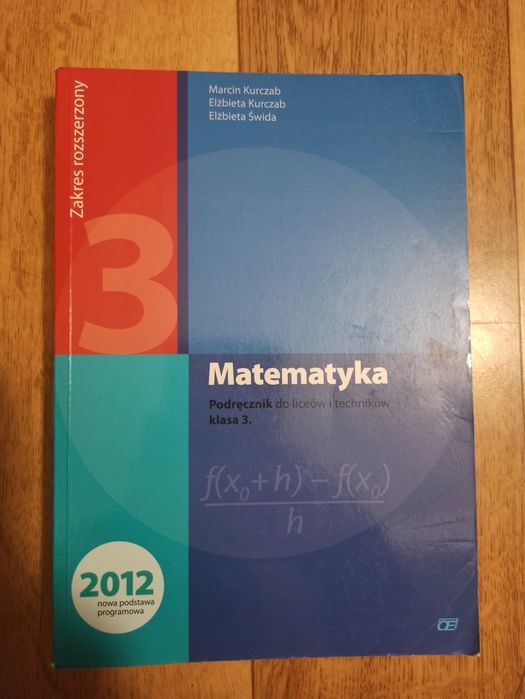 Matematyka. Podręcznik. Klasa 3