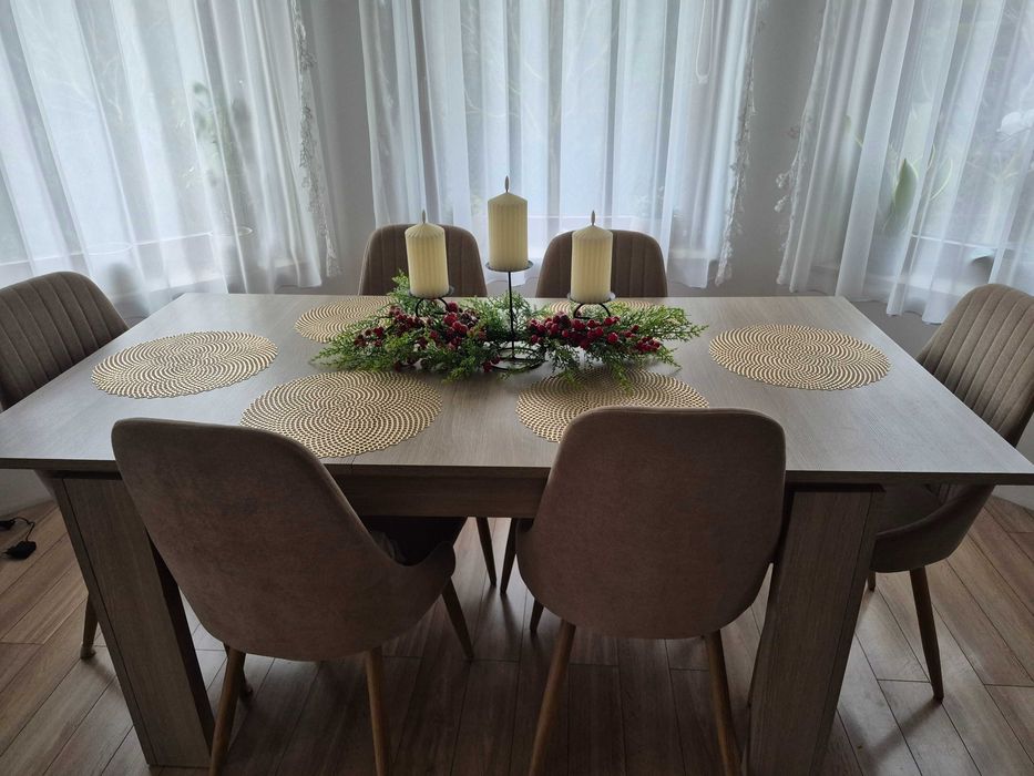 Stół rozkładany 140×90×77