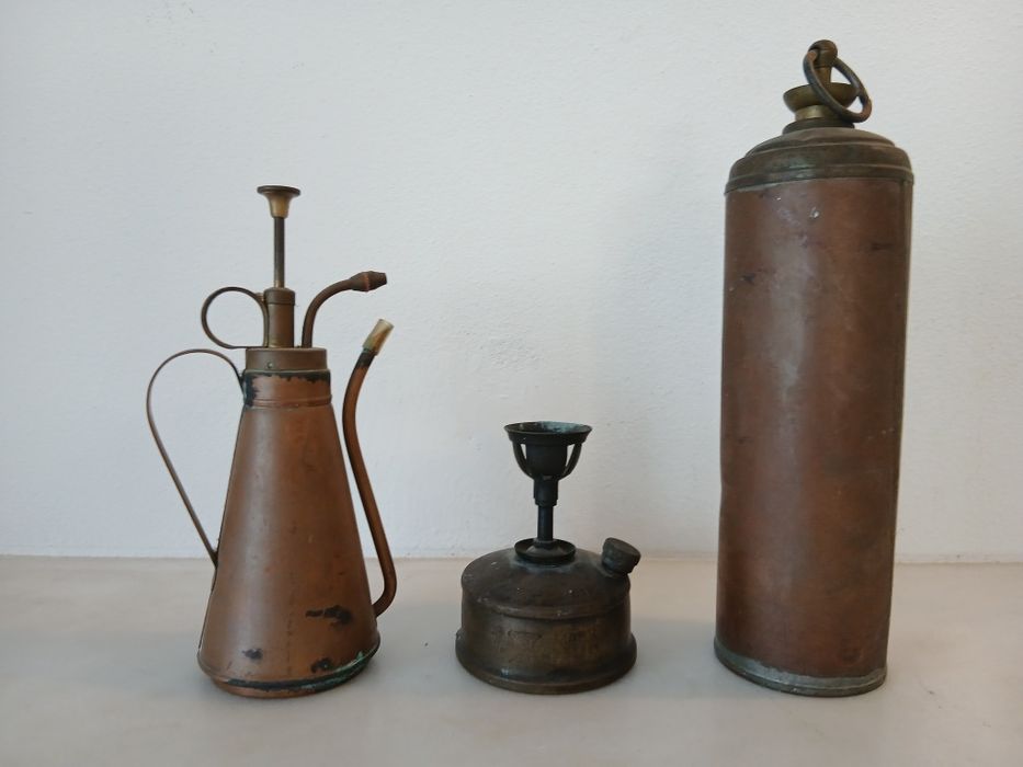 Cobre Atomizador botija fogão vintage