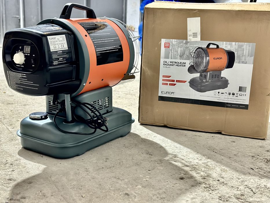 Нова дизельна теплова пушка Eurom Sunblast 15 kW  (не термія)