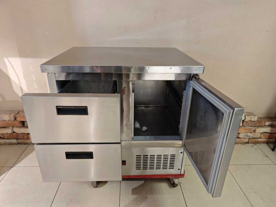 Stół chłodniczy Graner inox, 2 szuflady + 1 komora 90cm