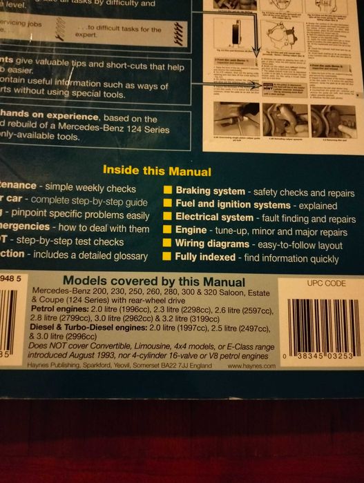 Haynes - Mercedes-Benz 230, 250, 260, 280, 300 e 320