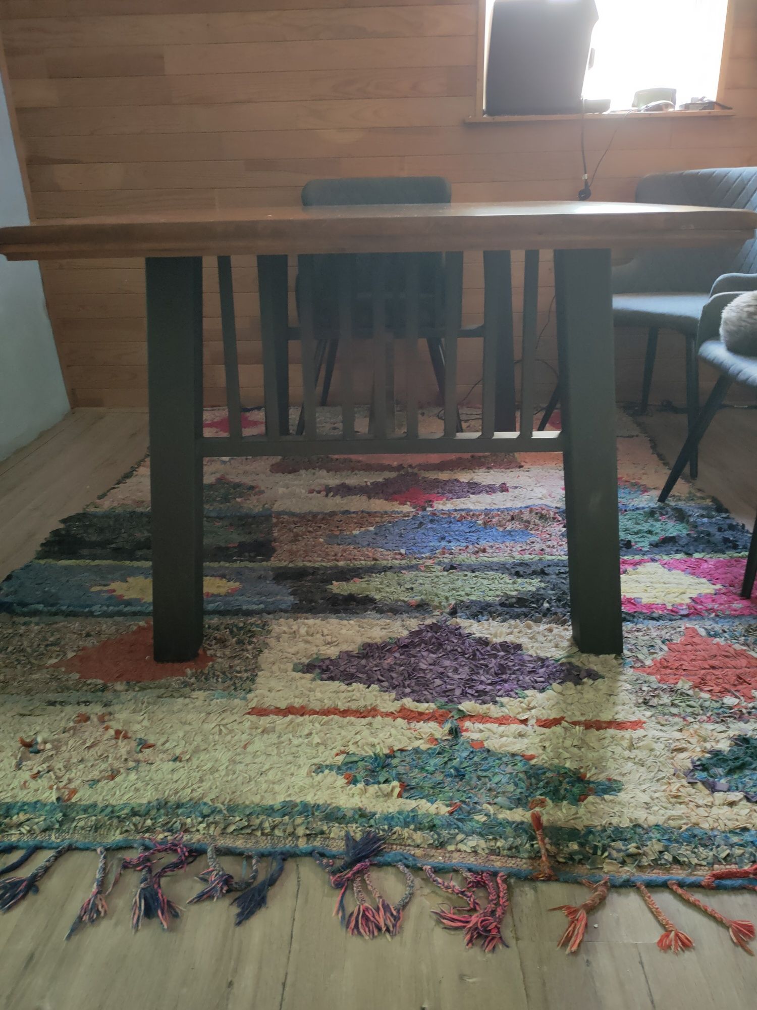 Mesa de jantar rectangular