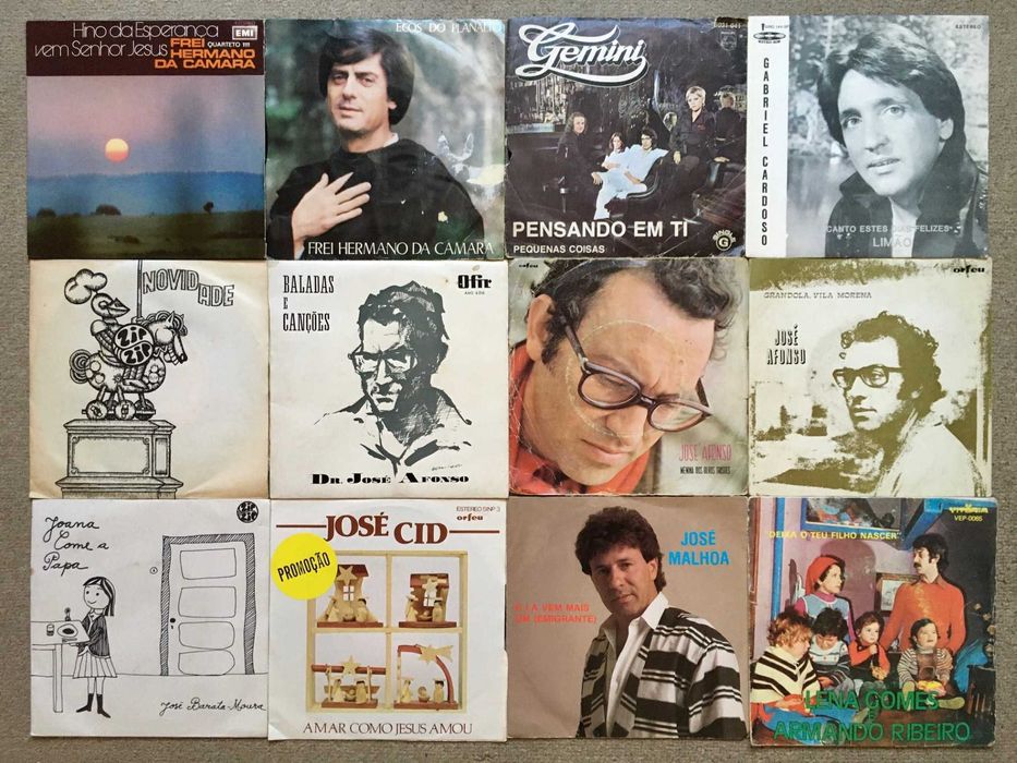 Discos de vinil singles - música portuguesa e africana
