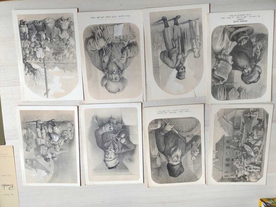 Kram malowniczy warszawski Jan Feliks Piwarski 9 pocztówek