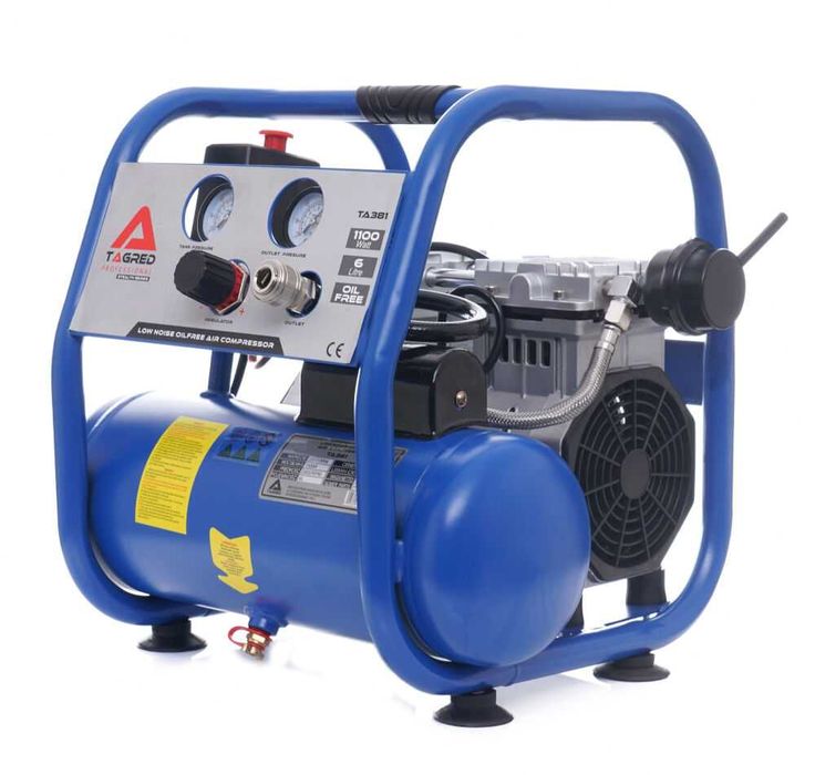 Kompresor bezolejowy dwutłokowy 6L sprężarka dwutłokowa bezolejowa