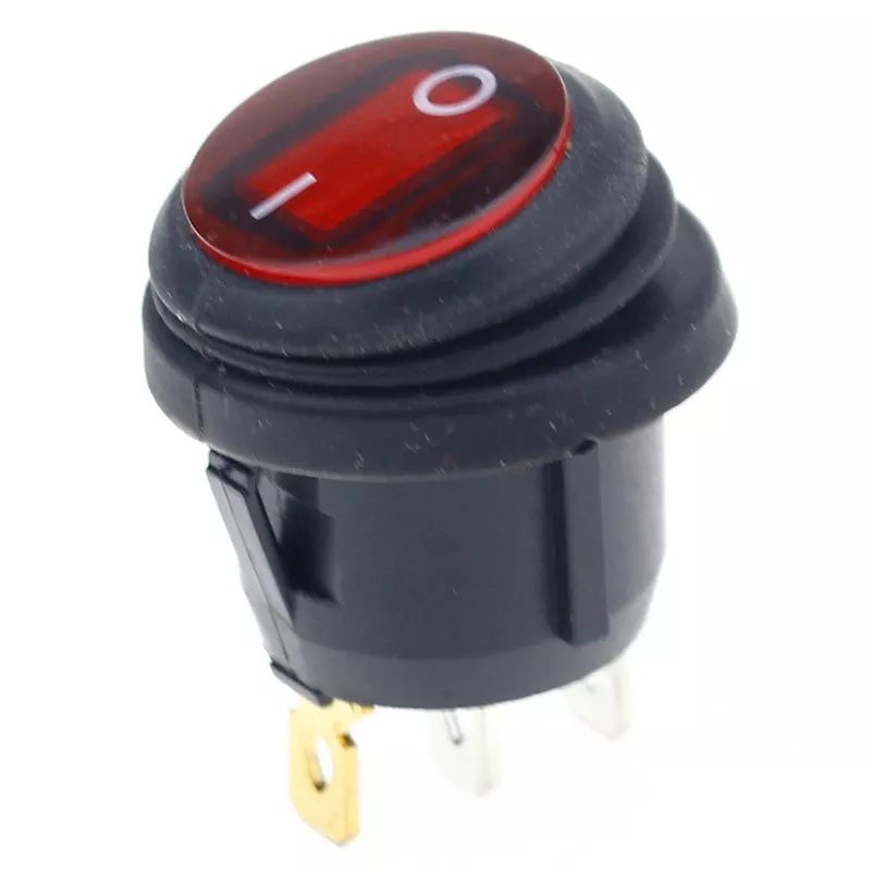 Мініатюрна кнопка вмикач вимикач з світловим індикатором