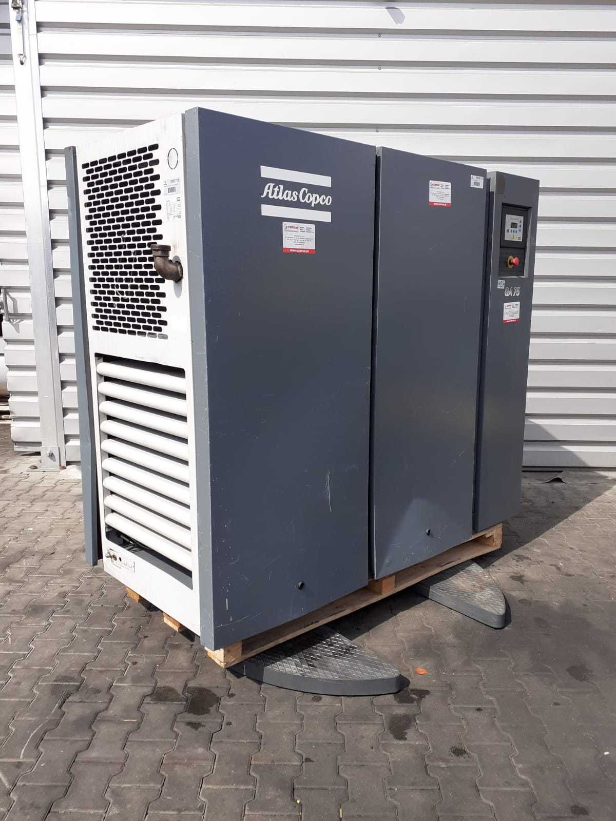 Sprężarka śrubowa Kompresor ATLAS COPCO GA75 75KW  14,68m³ S013712