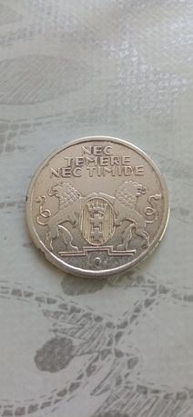 Moneta 5 guldenów Gdańskich