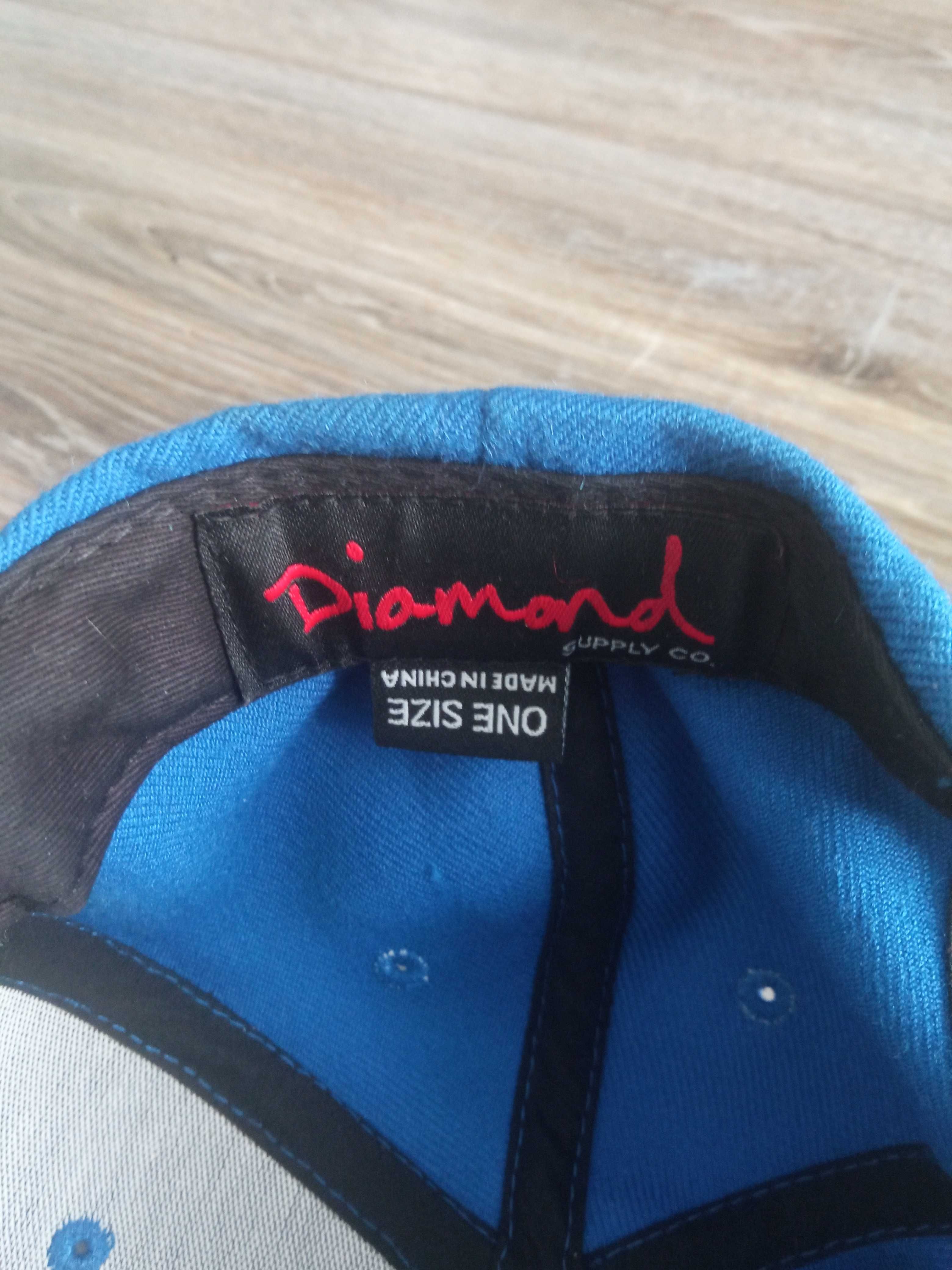 Snapback czapka Diamond Supply niebieski