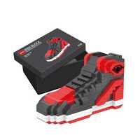 Klocki lego nike jordan CZERWONO-CZARNE