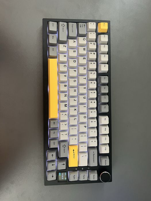Ajazz ak820pro+топографічні кейкапи