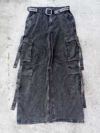 Multi-pocket JNCO style jeans y2k sk8