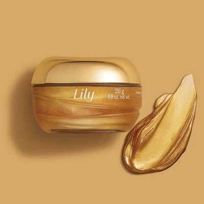 GEL ILUMINADOR E HIDRATANTE CORPORAL LILY GLOW, 250G
