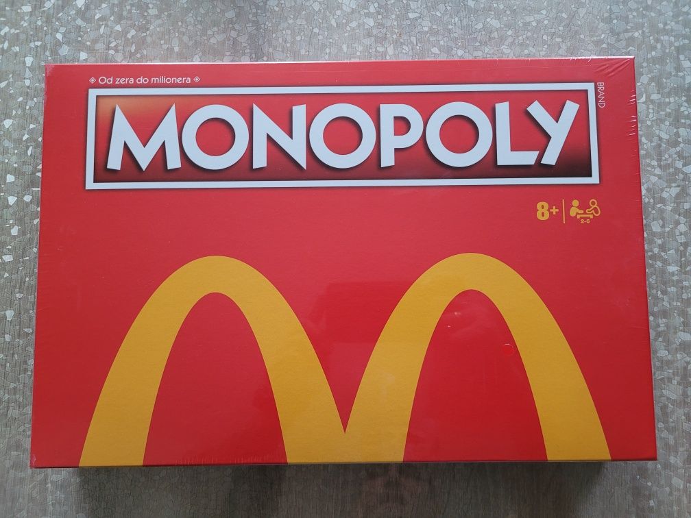 Gra Monopoly McDonald's. Seria limitowana.