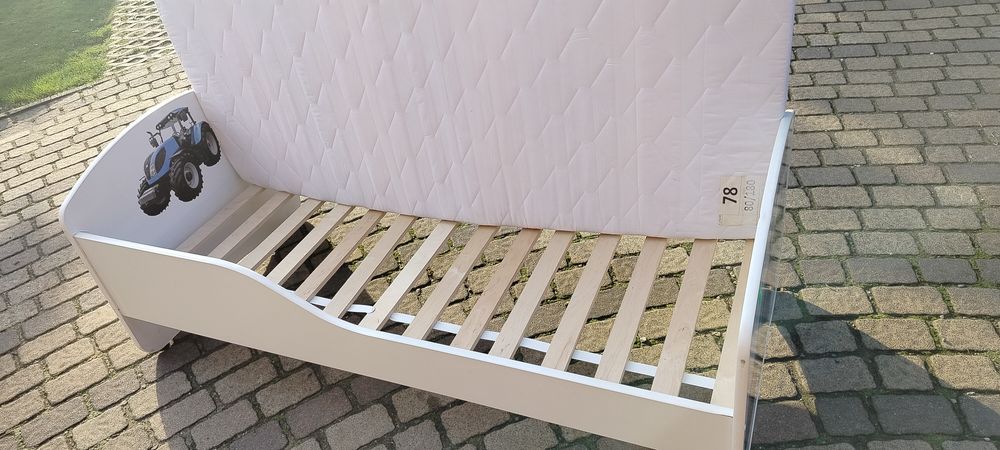 Łóżko dziecięce 180x80 z traktorem