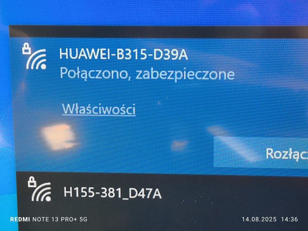 Modem LTE + router WiFi/LAN Karta SIM Huawei B315