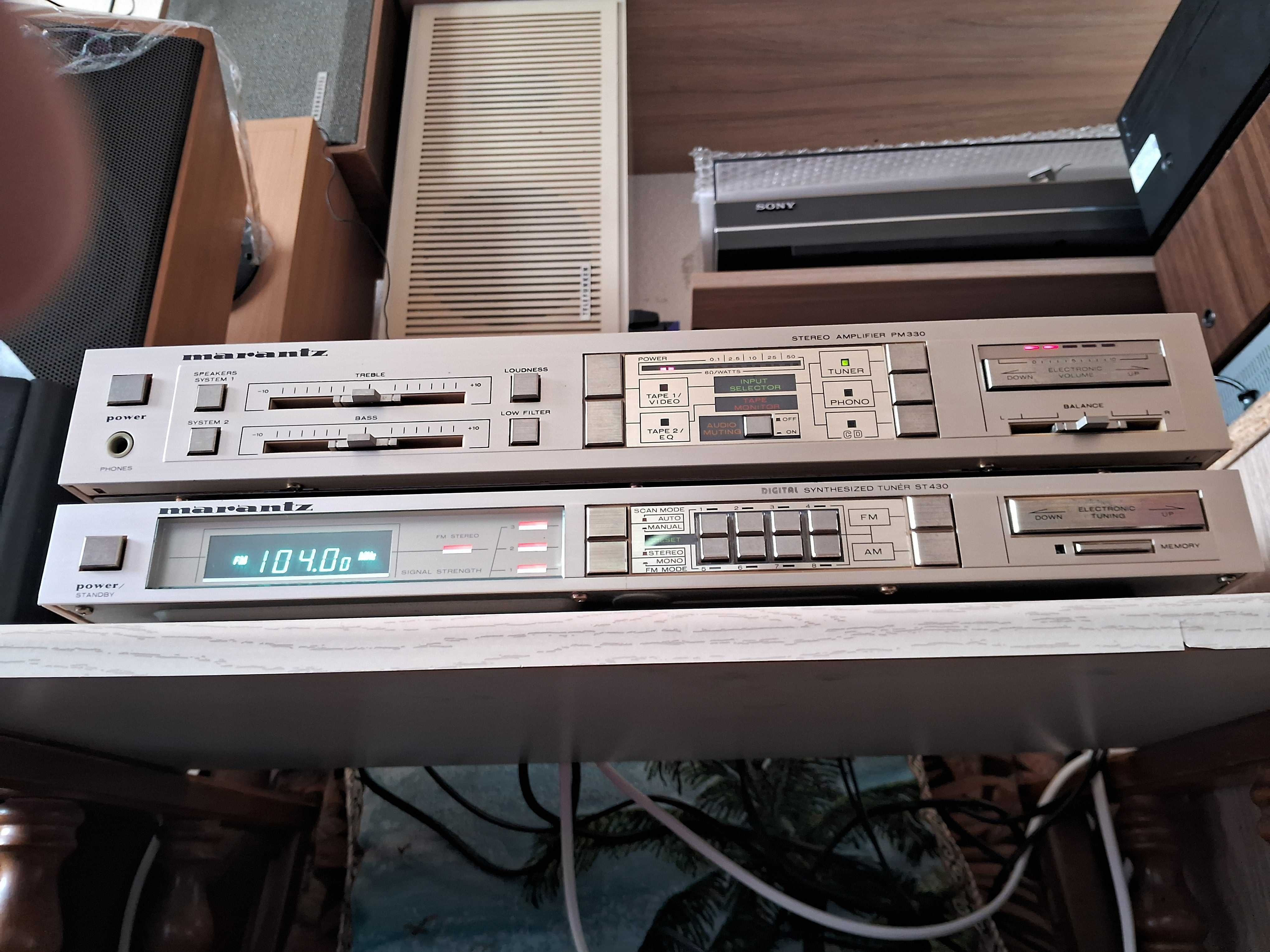 Підсилювач потужності MARANTZ PM-330 HI-FI та тюнер MARANTZ ST430