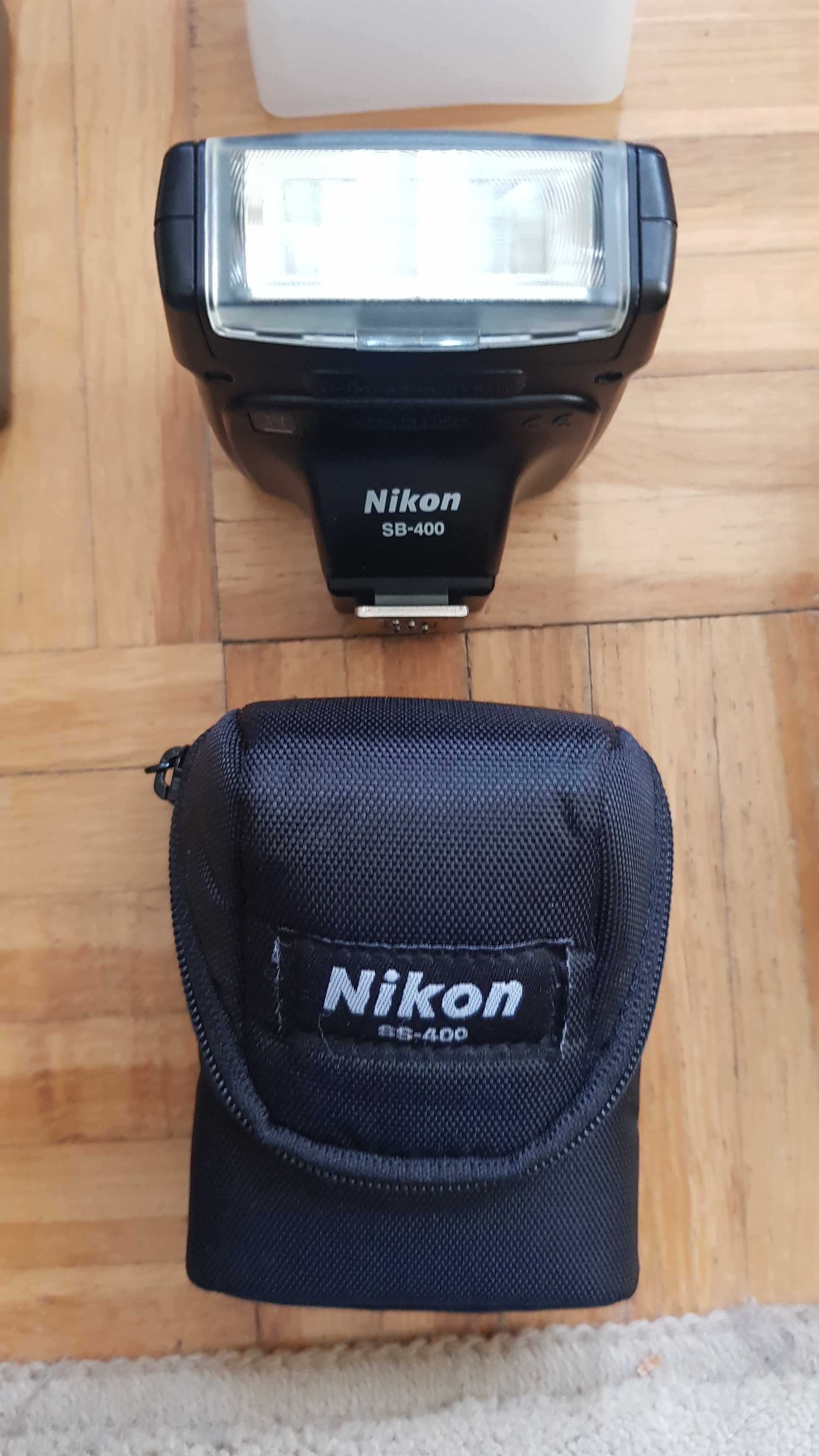 Nikon D5000 + 2 obiektywy + lampa + torba + kabura + duperele