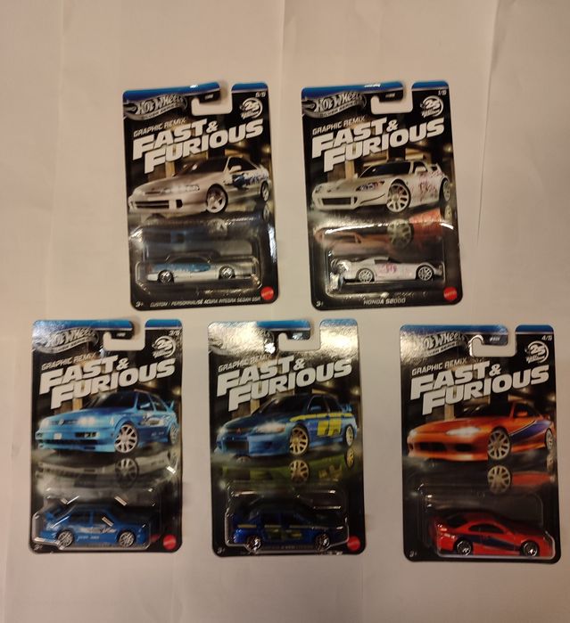 Hot Wheels Fast And Furious novo