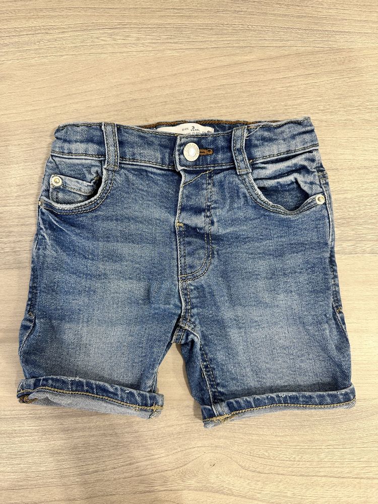 Джинсовые шорты zara 98 размер