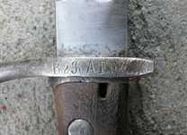 Bagnet niemiecki bawarski wz 98/05 starego wzoru regiment artylerii