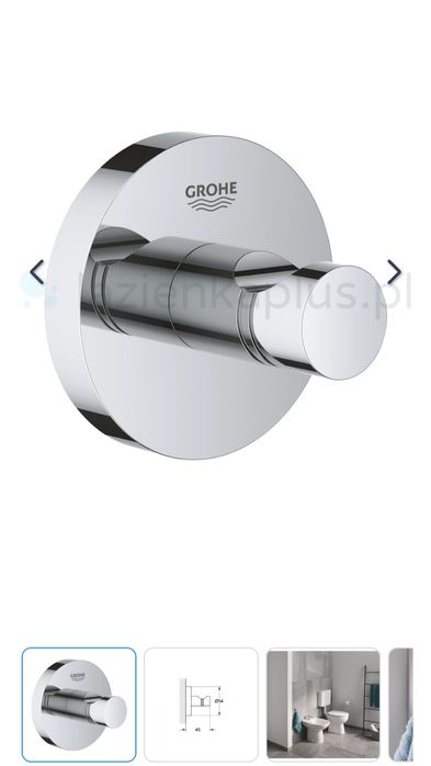 Grohe haczyk na recznik
