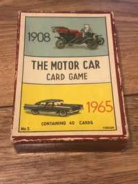 The Motor Car Card Game karty Vintage PRL