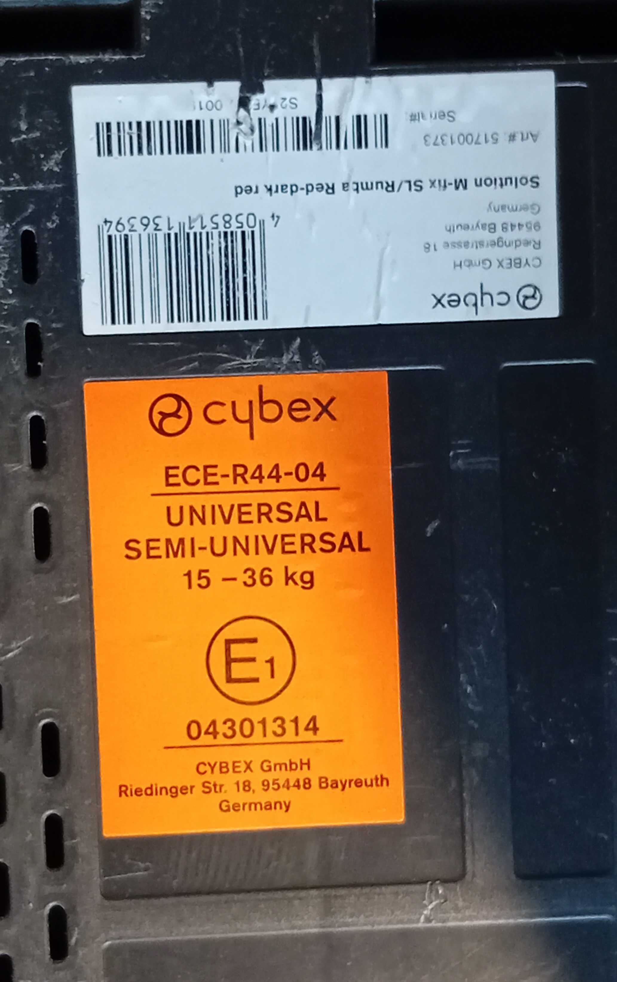 Cybex Solution M-Fix SL Nagradzany fotelik 15-36kg ISOFIX