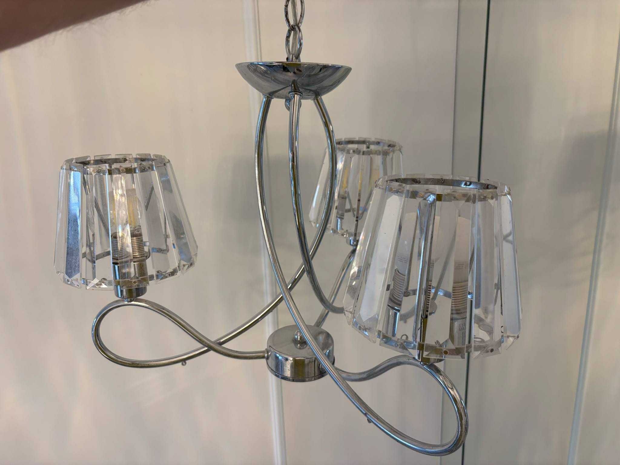 lampa wisząca kryształowa