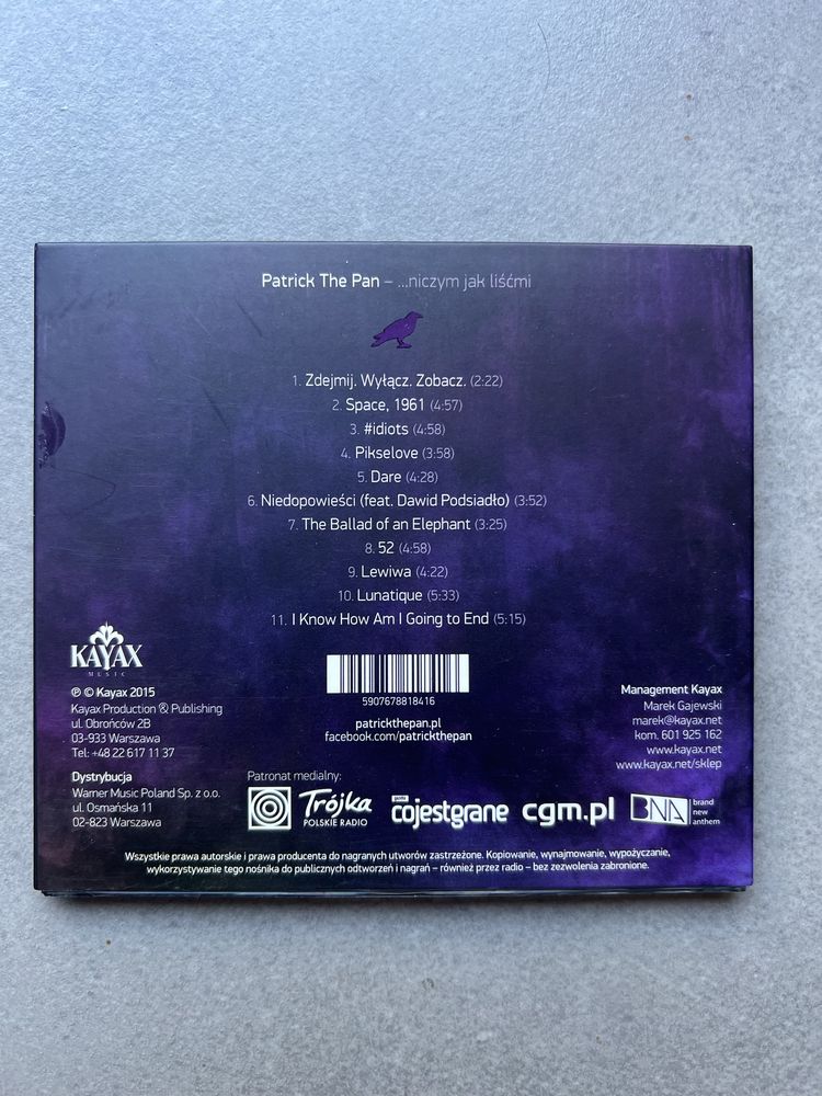 Patrick The Pan – …niczym jak liśćmi (CD, 2015, Kayax)