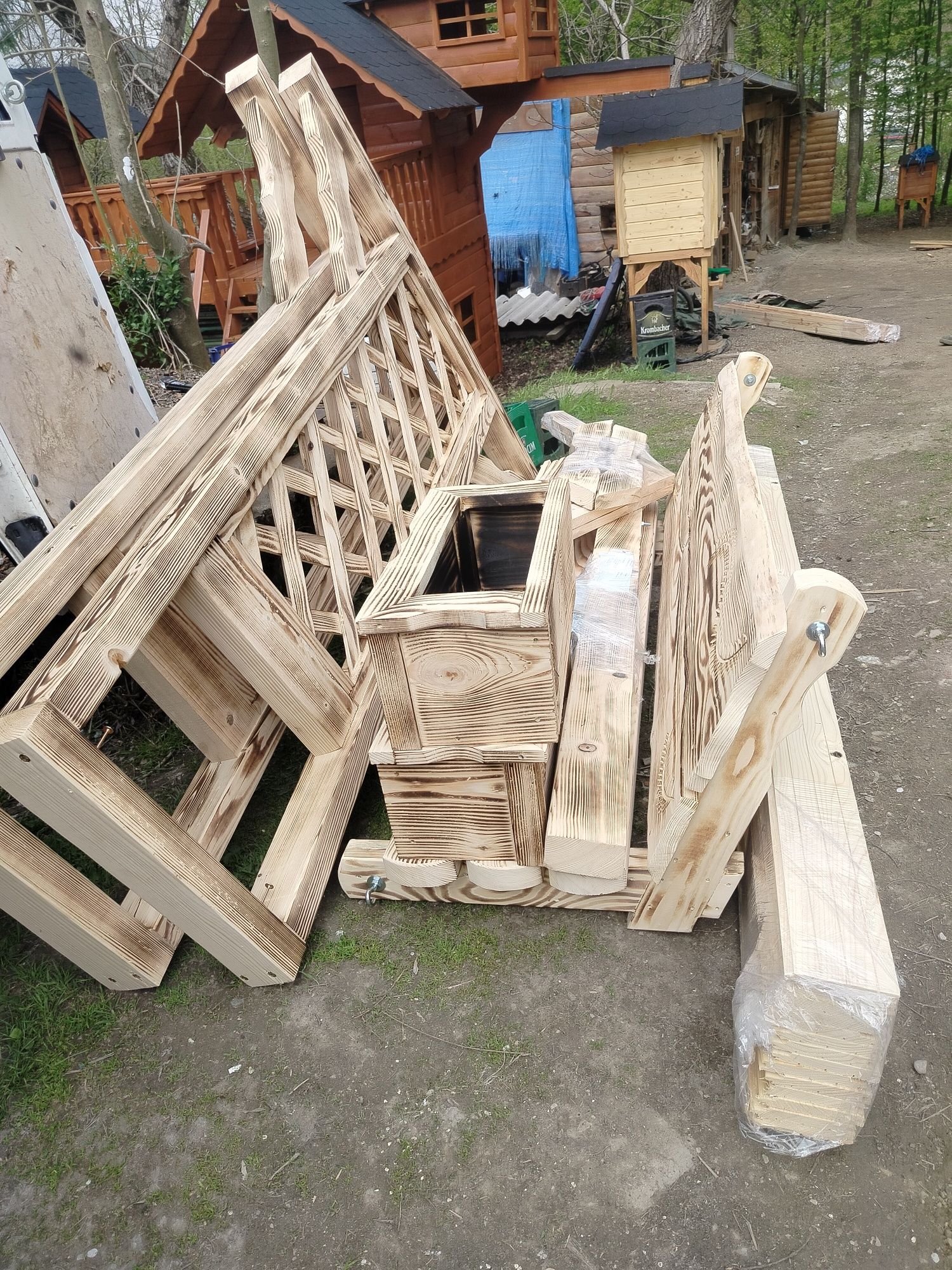 Huśtawka  ogrodowa 255cm