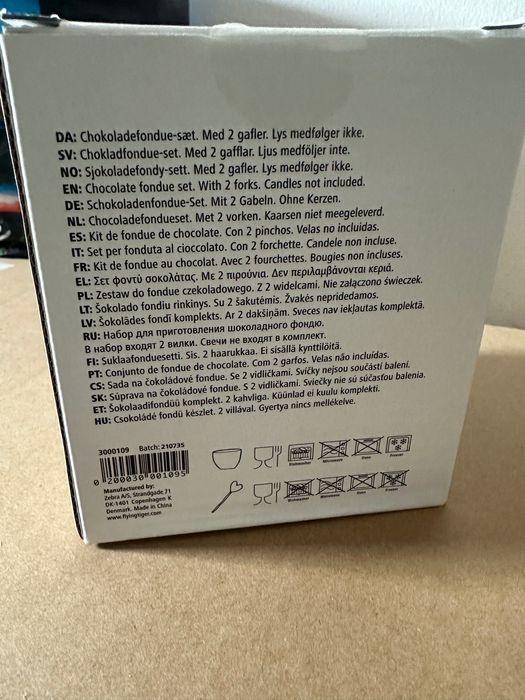 Fondue chocoalte com 2 garfos - Tiger