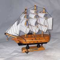 Деревянная игрушка, корабль MayFlower 15х15см сувенир фрегат, парусник