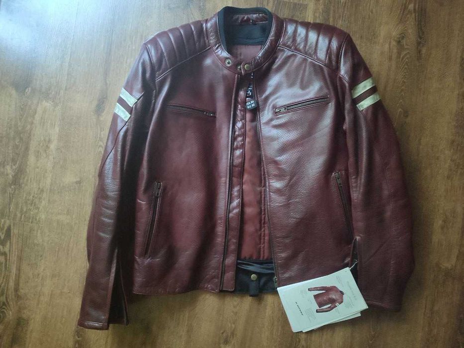 Мотокуртка шкіряна Spyke Milano 2.0 Brown Man 52